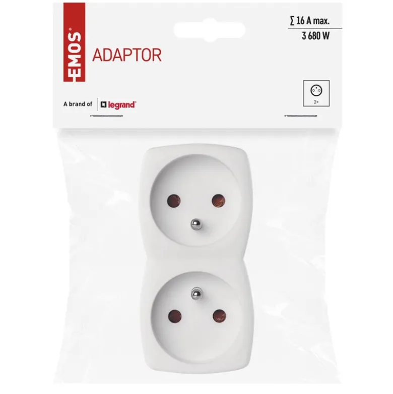 Adaptateur 2 prises