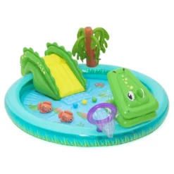 Aire de jeux et piscine gonflabl