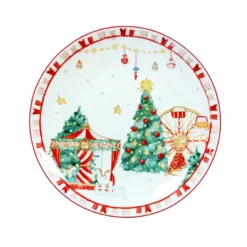 Assiette a dessert noel