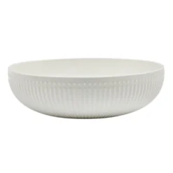Assiette creuse bord strie d21cm