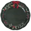 Assiette de service feuilages