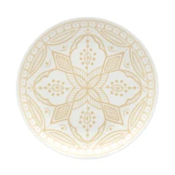 Assiette dessert ankara beige