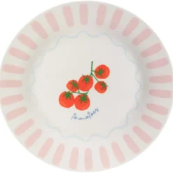 Assiette dessert tomate