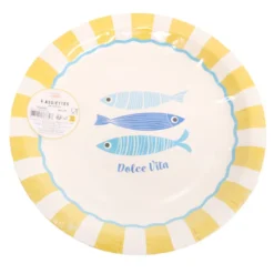 Assiette jetable d26cm x6