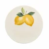 Assiette plastique d20cm citron