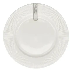 Assiette plate bord strie d27cm