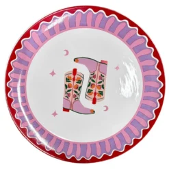 Assiette plate bottes d26cm