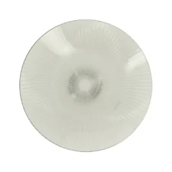 Assiette striee d26cm plastique
