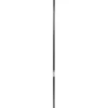 Barre bois 2.00 m d28 - noir mat