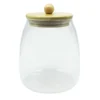 Bocal en verre arrondis / bois
