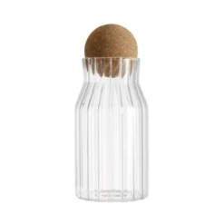 Bocal en verre bouchon boule