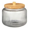 Bocal en verre strie 3l