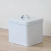 Boite de rangement en metal blc