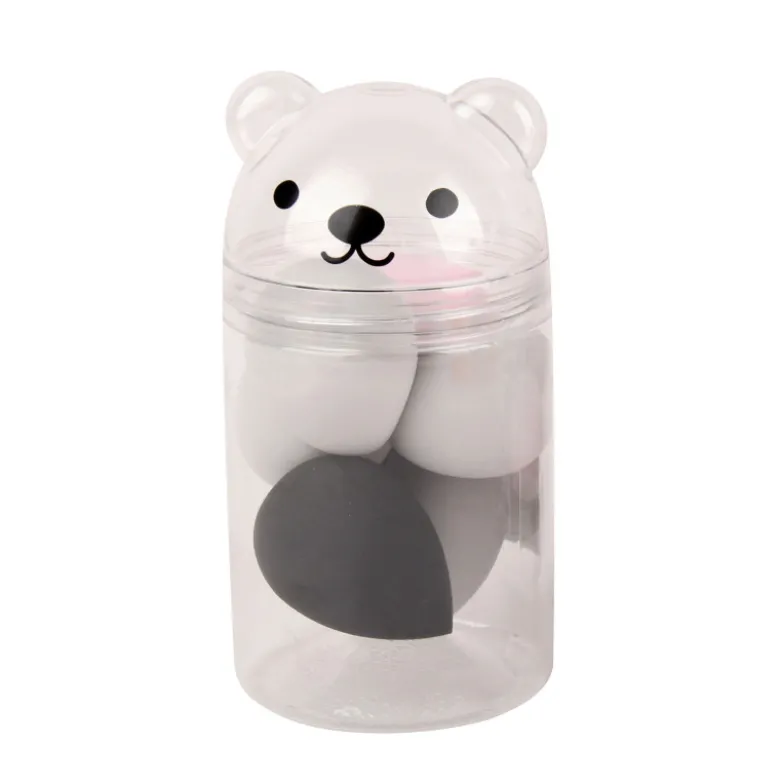 Boite panda eponges maquillage