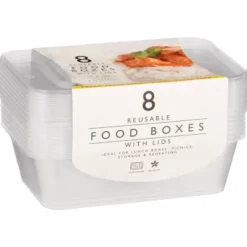 8 boites alimentaire 650ml