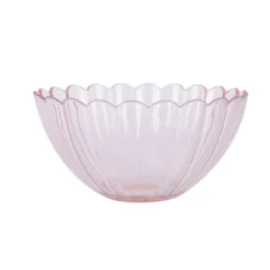 Bol plastique d15cm fleur rose