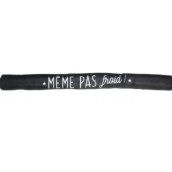 Boudin de porte double message a
