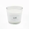Bougie parfumee lin