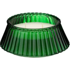 Bougie sapin verre