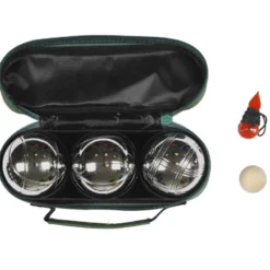 Boule de petanque avec etui