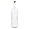 Bouteille enbossee en verre
