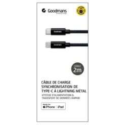 Cable type c to lightning 2 m