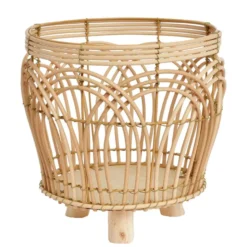 Cache pot rotin naturel