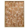 Cadre image visages relief