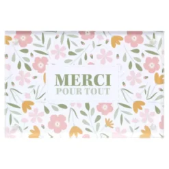 Cadre photo acrylique merci