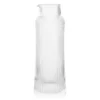 Carafe en verre strie transp 1l
