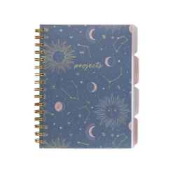 Carnet a spirales avec onglets