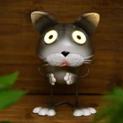 Cdu animaux metal yeux solaire