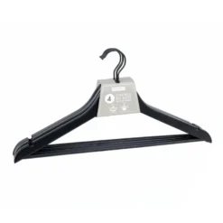 Cintres en bois noir mat x4