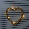 Coeur osier solaire lumineux