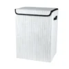 Coffre a linge carre bouclette