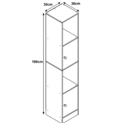 Colonne de rangement