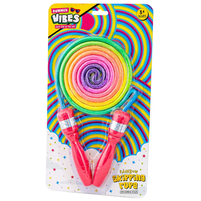 Corde a sauter arc-en-ciel