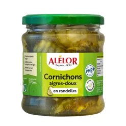 Cornichon rondelles 190g