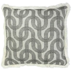 Coussin archi 40x40cm gris