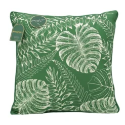 Coussin carre tropical 43x43cm n