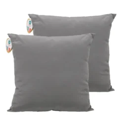 Coussin carre uni 45x45cm anthra