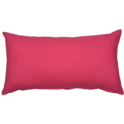 Coussin coton 70x40cm rose