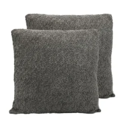 Coussin darci 40x40cm gris fonce