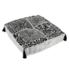 Coussin de sol mia 45x45cm noir