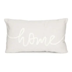 Coussin homealone 30x50cm creme