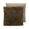 Coussin imitation fourrure 45x4