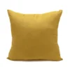 Coussin romy 38x38cm ocre