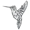Deco murale colibri metal