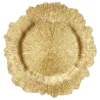 Dessous d'assiette dore d33cm