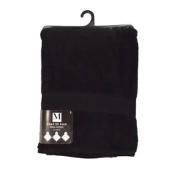 Drap de bain 100x150cm noir